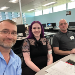 Junior Engineering team discussion