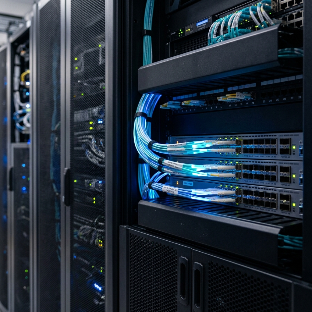 Network Engineering Data Center Illustration